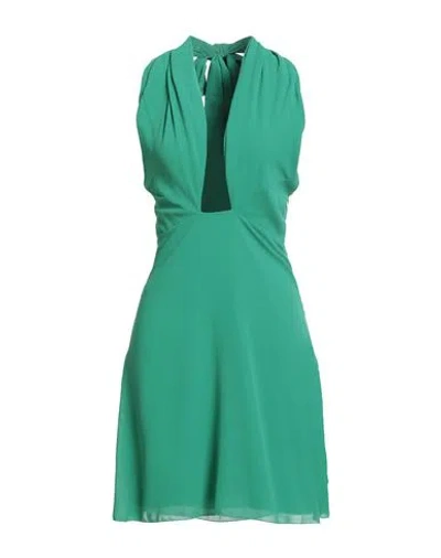 Rebel Queen By Liu •jo Woman Mini Dress Green Size L Polyester