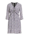 Rebel Queen By Liu •jo Woman Mini Dress Lilac Size 6 Viscose In Purple