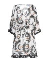 Rebel Queen By Liu •jo Woman Mini Dress White Size M Cotton