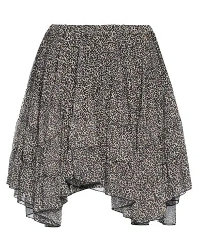 Rebel Queen By Liu •jo Woman Mini Skirt Black Size M Polyester, Metal