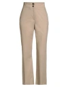 Rebel Queen By Liu •jo Woman Pants Beige Size M Cotton, Elastane In Neutral
