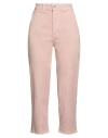 Rebel Queen By Liu •jo Woman Pants Blush Size L Cotton, Elastane In Pink