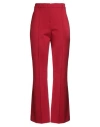 Rebel Queen By Liu •jo Woman Pants Brick Size L Viscose, Polyamide, Elastane In Red