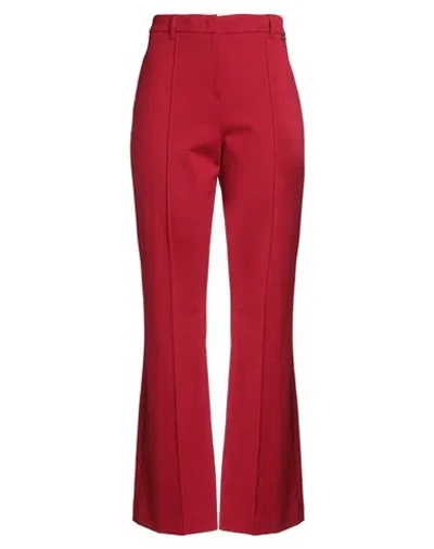 Rebel Queen By Liu •jo Woman Pants Brick Size L Viscose, Polyamide, Elastane In Red