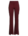 Rebel Queen By Liu •jo Woman Pants Burgundy Size 8 Polyamide, Polyester