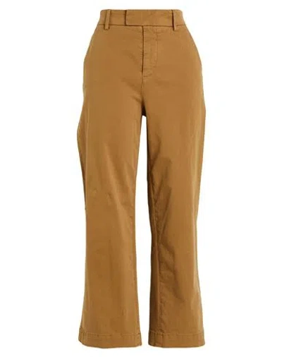 Rebel Queen By Liu •jo Woman Pants Camel Size 29 Cotton, Elastane In Sand