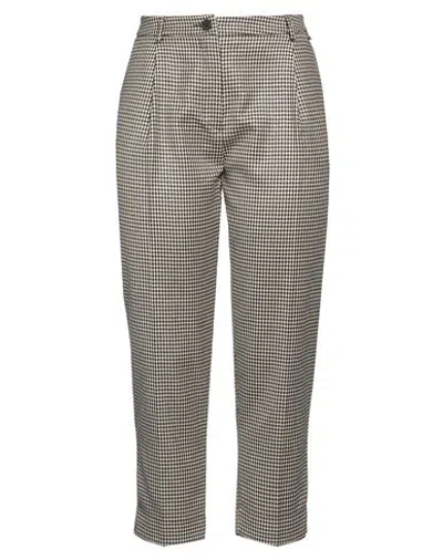 Rebel Queen By Liu •jo Woman Pants Cream Size Xl Polyester, Viscose, Elastane, Metallic Polyester