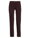 Rebel Queen By Liu •jo Woman Pants Dark Brown Size 2 Polyester, Elastane In Burgundy
