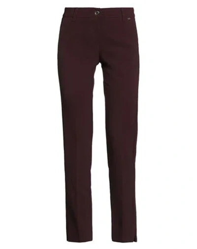 Rebel Queen By Liu •jo Woman Pants Dark Brown Size 2 Polyester, Elastane