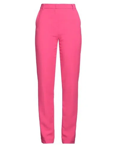 Rebel Queen By Liu •jo Woman Pants Fuchsia Size 8 Polyester, Elastane In Pink