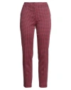 Rebel Queen By Liu •jo Woman Pants Garnet Size L Polyester, Viscose, Elastane