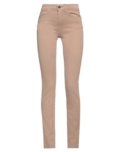 Rebel Queen By Liu •jo Woman Pants Khaki Size 25 Cotton, Polyester, Elastane