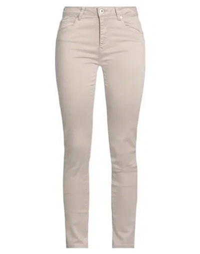 Rebel Queen By Liu •jo Woman Pants Light Brown Size 27 Lyocell, Cotton, Elastane In Beige