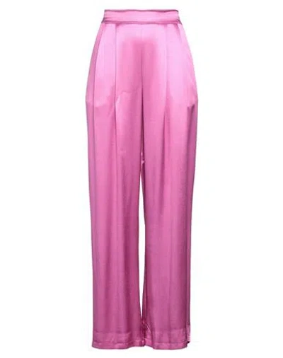 Rebel Queen By Liu •jo Rebel Queen Woman Pants Magenta Size M Viscose