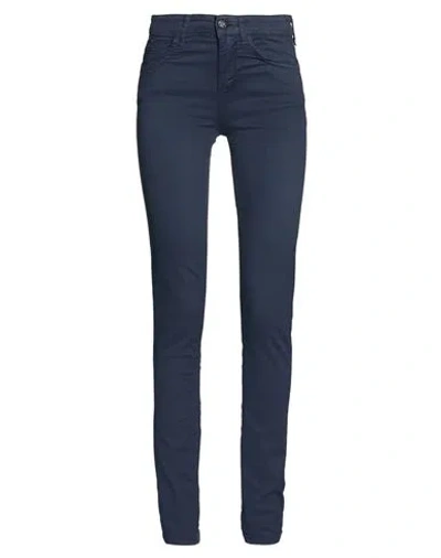 Rebel Queen By Liu •jo Woman Pants Midnight Blue Size 26 Cotton, Polyester, Elastane