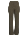 Rebel Queen By Liu •jo Woman Pants Military Green Size M Polyamide, Viscose, Wool, Cashmere