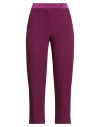 Rebel Queen By Liu •jo Woman Pants Plum Size 2 Polyester In Purple