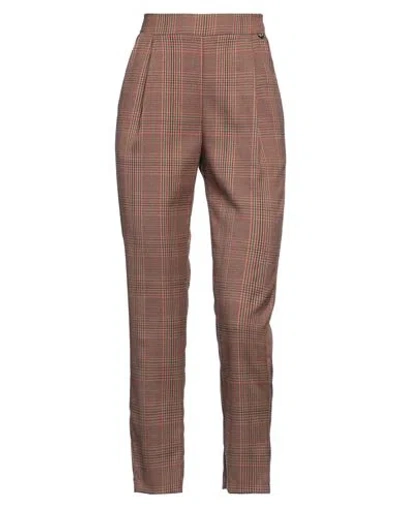 Rebel Queen By Liu •jo Woman Pants Rust Size 8 Polyester, Viscose, Elastane