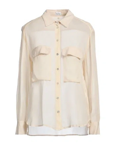 Rebel Queen By Liu •jo Woman Shirt Cream Size Xs Viscose