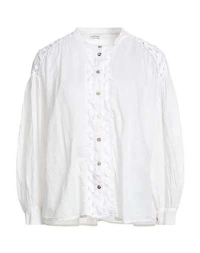 Rebel Queen By Liu •jo Woman Shirt Off White Size L Cotton