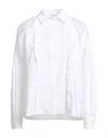 Rebel Queen By Liu •jo Woman Shirt White Size L Cotton