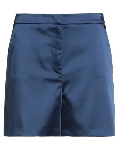 Rebel Queen By Liu •jo Woman Shorts & Bermuda Shorts Blue Size 8 Polyester, Elastane