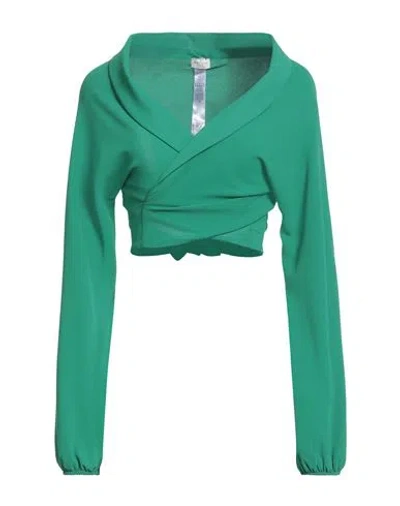 Rebel Queen By Liu •jo Woman Shrug Green Size M Polyester