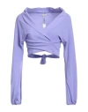Rebel Queen By Liu •jo Woman Shrug Lilac Size L Polyester In Blue