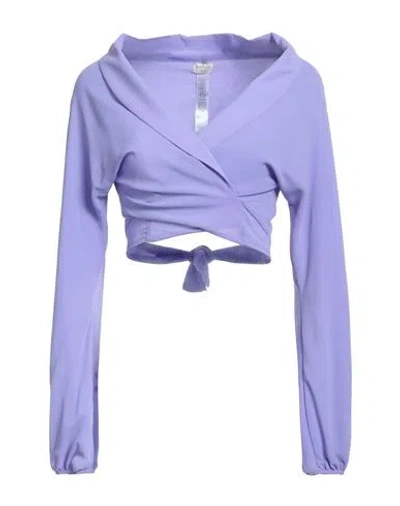 Rebel Queen By Liu •jo Woman Shrug Lilac Size L Polyester In Purple