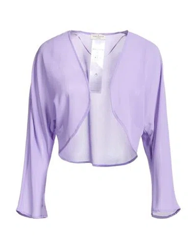 Rebel Queen By Liu •jo Woman Shrug Lilac Size L Polyester In Purple