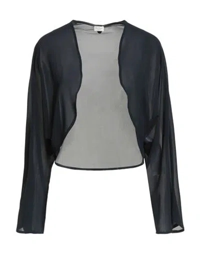 Rebel Queen By Liu •jo Woman Shrug Midnight Blue Size M Polyester