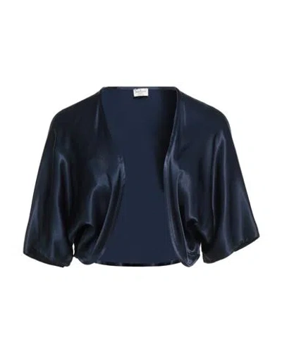 Rebel Queen By Liu •jo Woman Shrug Midnight Blue Size M Viscose
