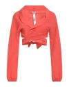Rebel Queen By Liu •jo Woman Shrug Orange Size S Polyester In Red