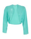 Rebel Queen By Liu •jo Woman Shrug Turquoise Size L Polyester In Blue