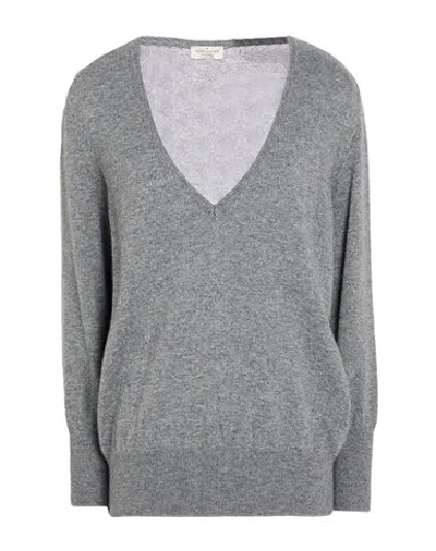 Rebel Queen By Liu •jo Woman Sweater Grey Size L Polyamide, Viscose, Wool, Cashmere In Gray