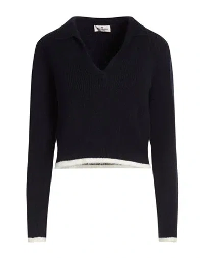 Rebel Queen By Liu •jo Woman Sweater Midnight Blue Size Xs/s Acrylic, Mohair Wool, Polyamide, Elasta