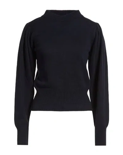 Rebel Queen By Liu •jo Woman Sweater Midnight Blue Size Xs/s Polyamide, Viscose, Wool, Cashmere In Black