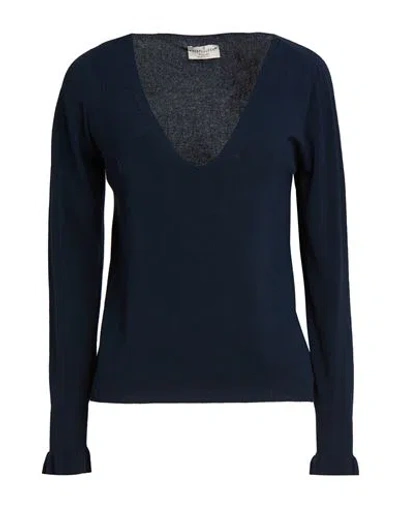 Rebel Queen By Liu •jo Woman Sweater Navy Size S Viscose, Polyester In Blue