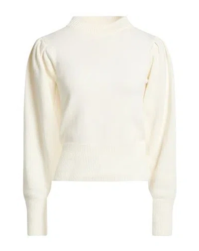Rebel Queen By Liu •jo Woman Sweater Off White Size Xs/s Polyamide, Viscose, Wool, Cashmere In Neutral