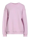 Rebel Queen By Liu •jo Woman Sweatshirt Pink Size S Cotton, Elastane In Pink