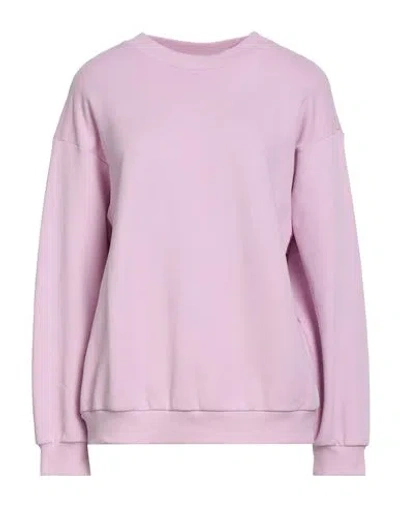 Rebel Queen By Liu •jo Woman Sweatshirt Pink Size S Cotton, Elastane