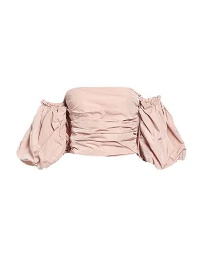 Rebel Queen By Liu •jo Woman Top Blush Size L Polyester In Neutral