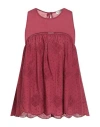 Rebel Queen By Liu •jo Woman Top Burgundy Size S Cotton In Red
