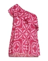 Rebel Queen By Liu •jo Woman Top Fuchsia Size L Viscose In Pink