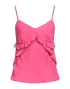 Rebel Queen By Liu •jo Woman Top Fuchsia Size M Polyester