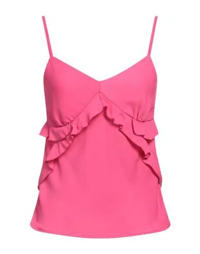 Rebel Queen By Liu •jo Woman Top Fuchsia Size M Polyester