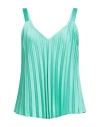 Rebel Queen By Liu •jo Woman Top Green Size M Polyester, Elastane In Blue