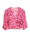 Rebel Queen By Liu •jo Woman Top Magenta Size L Viscose In Pink