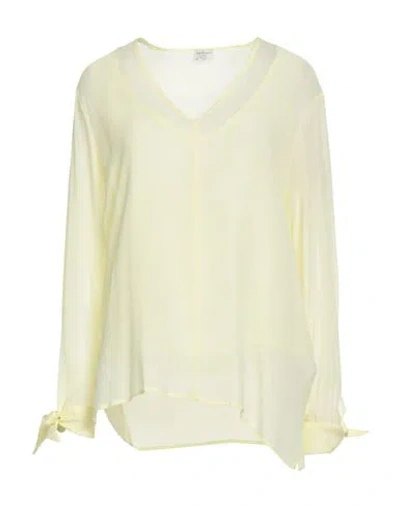 Rebel Queen By Liu •jo Woman Top Pastel Yellow Size M Viscose