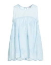 Rebel Queen By Liu •jo Woman Top Sky Blue Size L Cotton